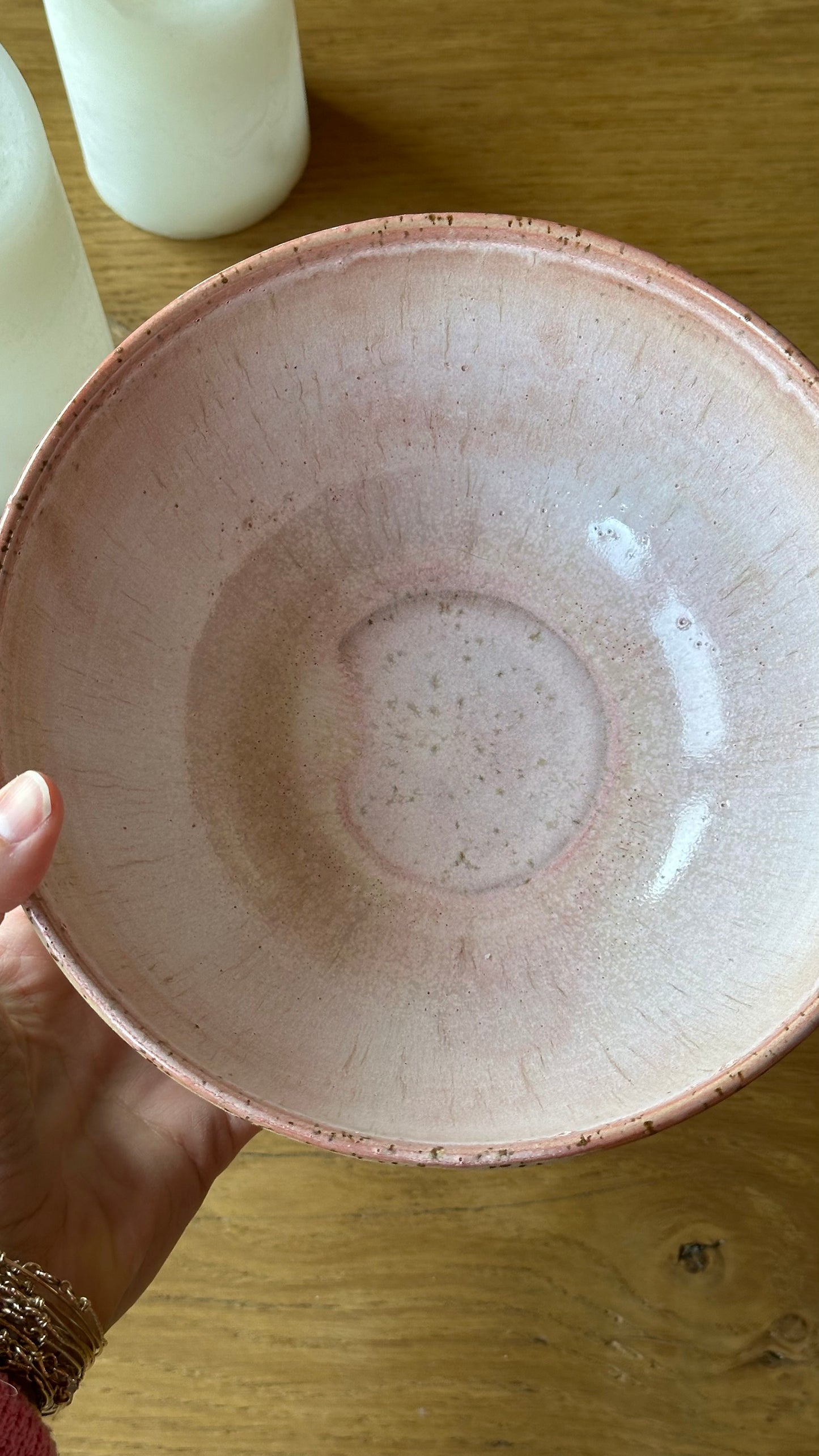 Saladier rose 2