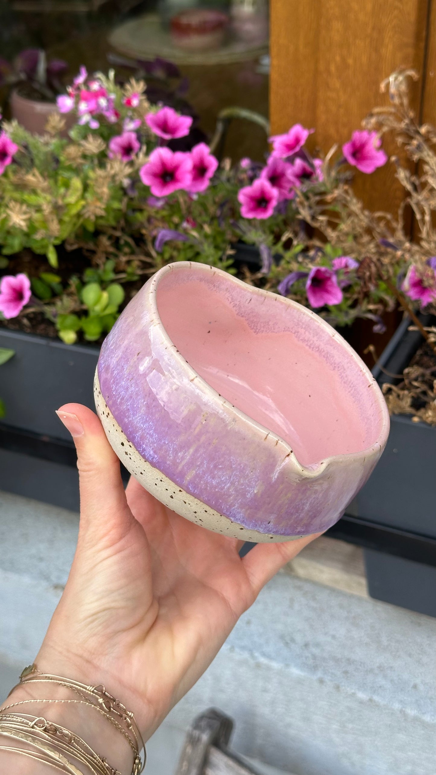 Bol à matcha lilas