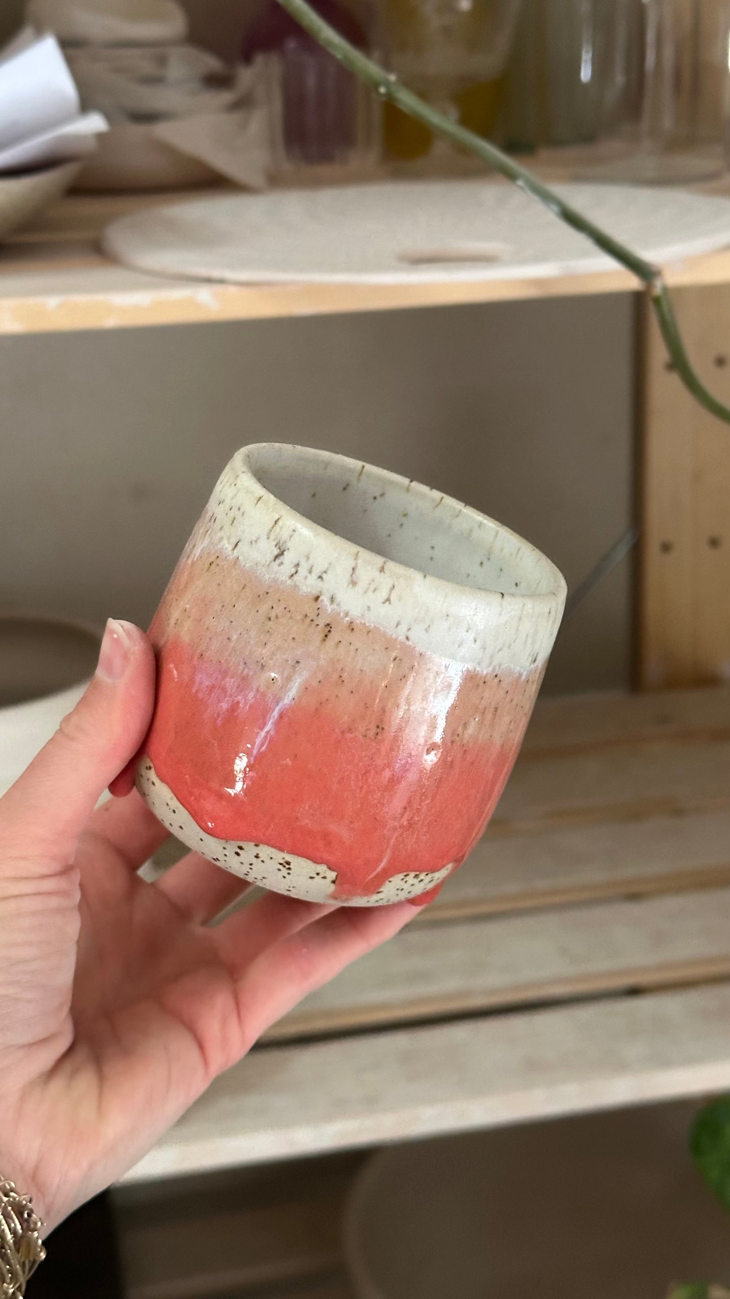 Mug Framboise/myrtille/pistache avec petit défaut