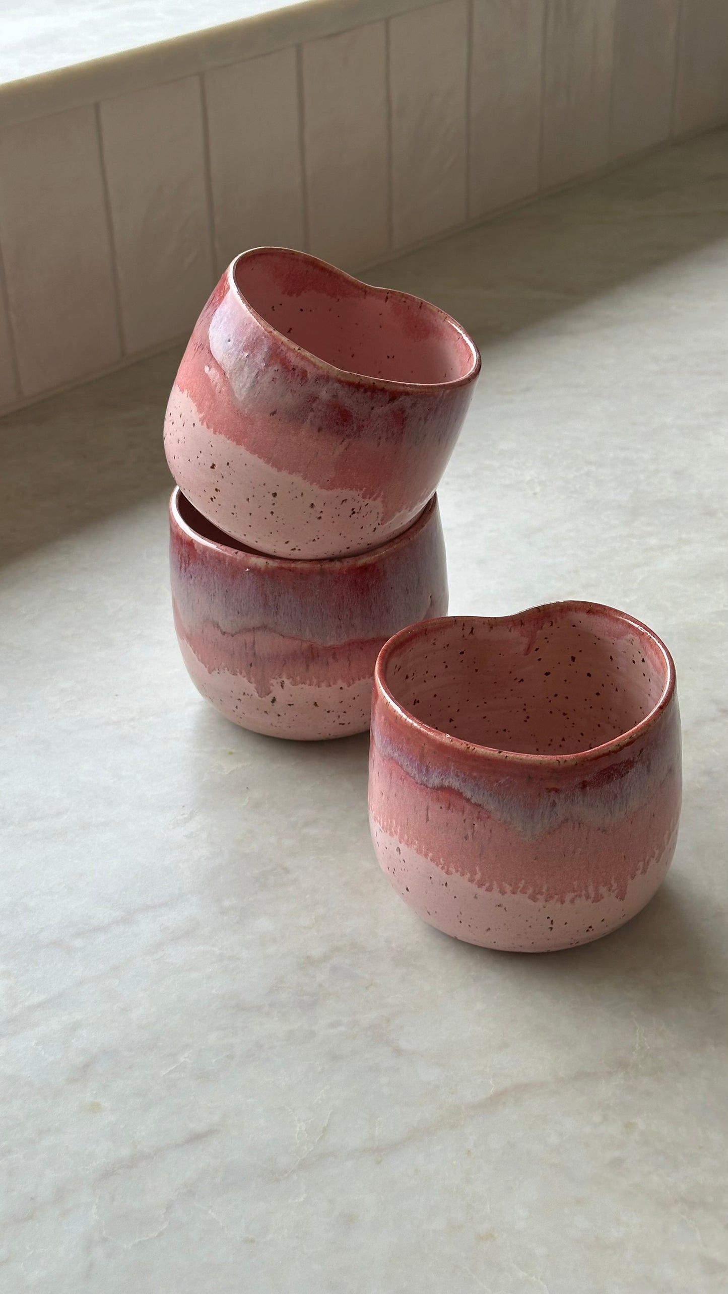Mug coeur coulis framboise