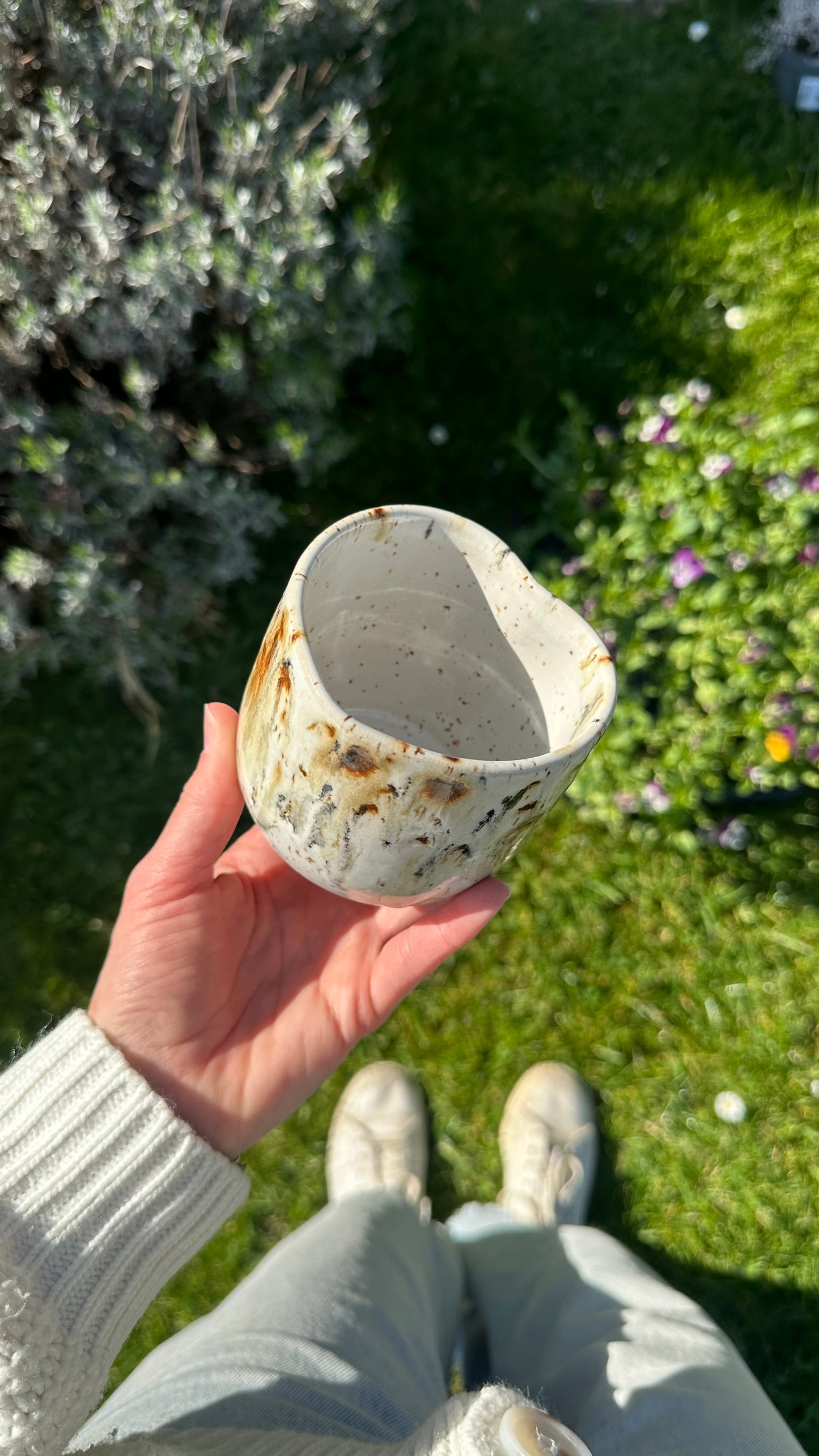 Mug coeur léo blanc