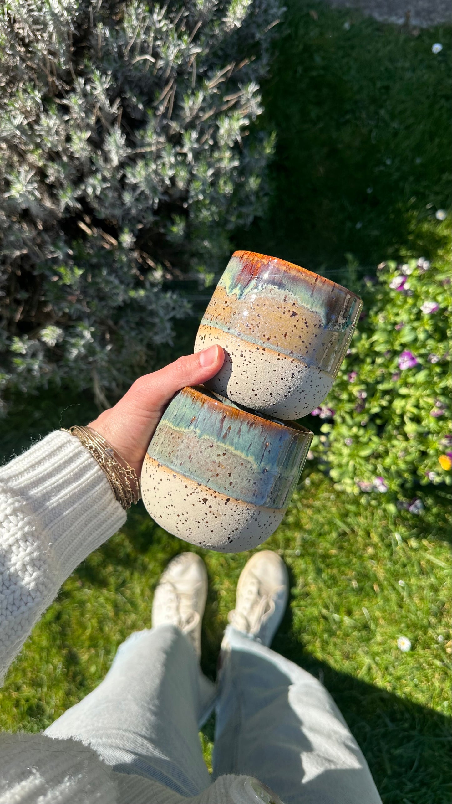 Mug coeur vert foncé