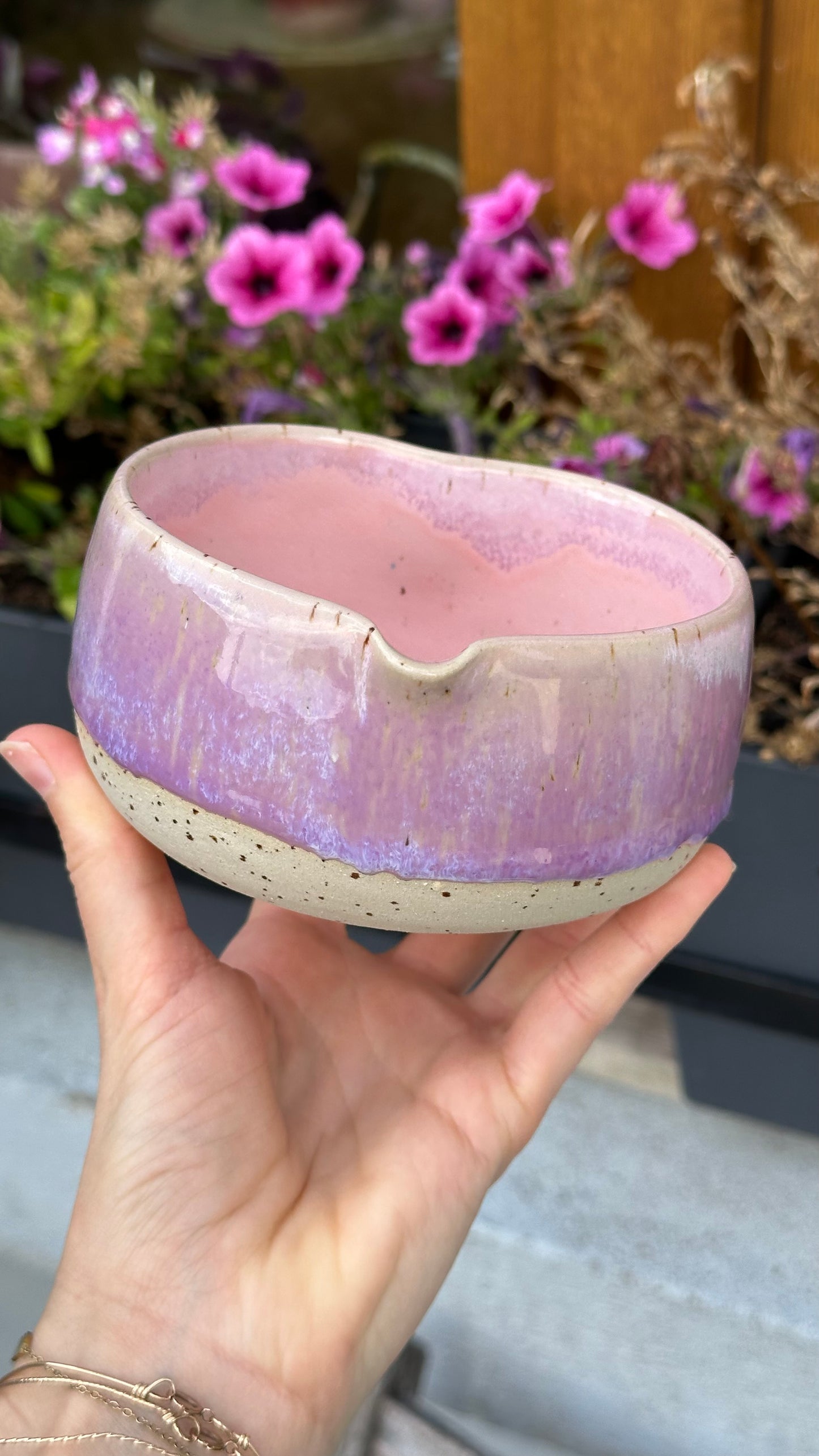 Bol à matcha lilas