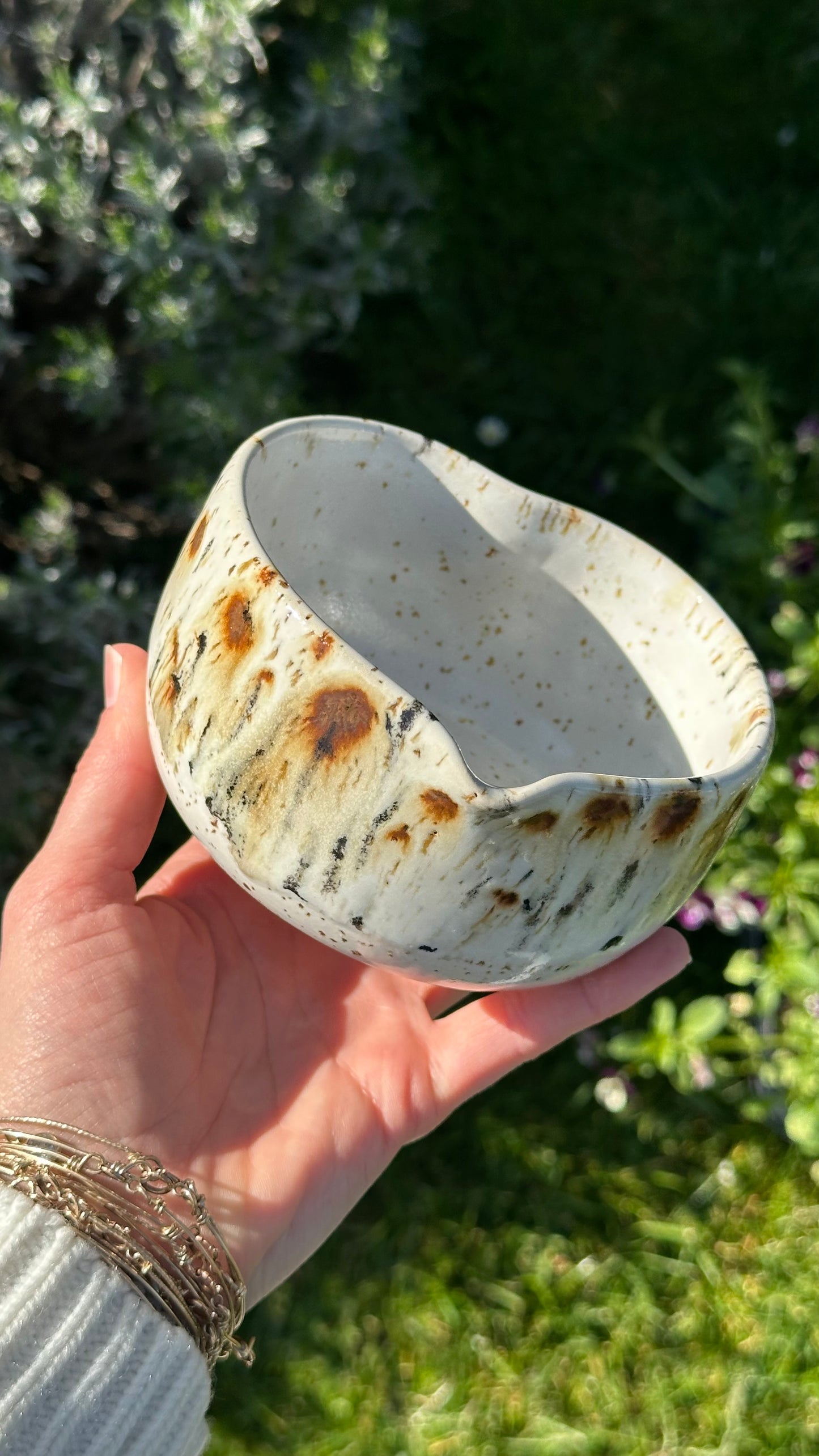 Bol à matcha léo blanc