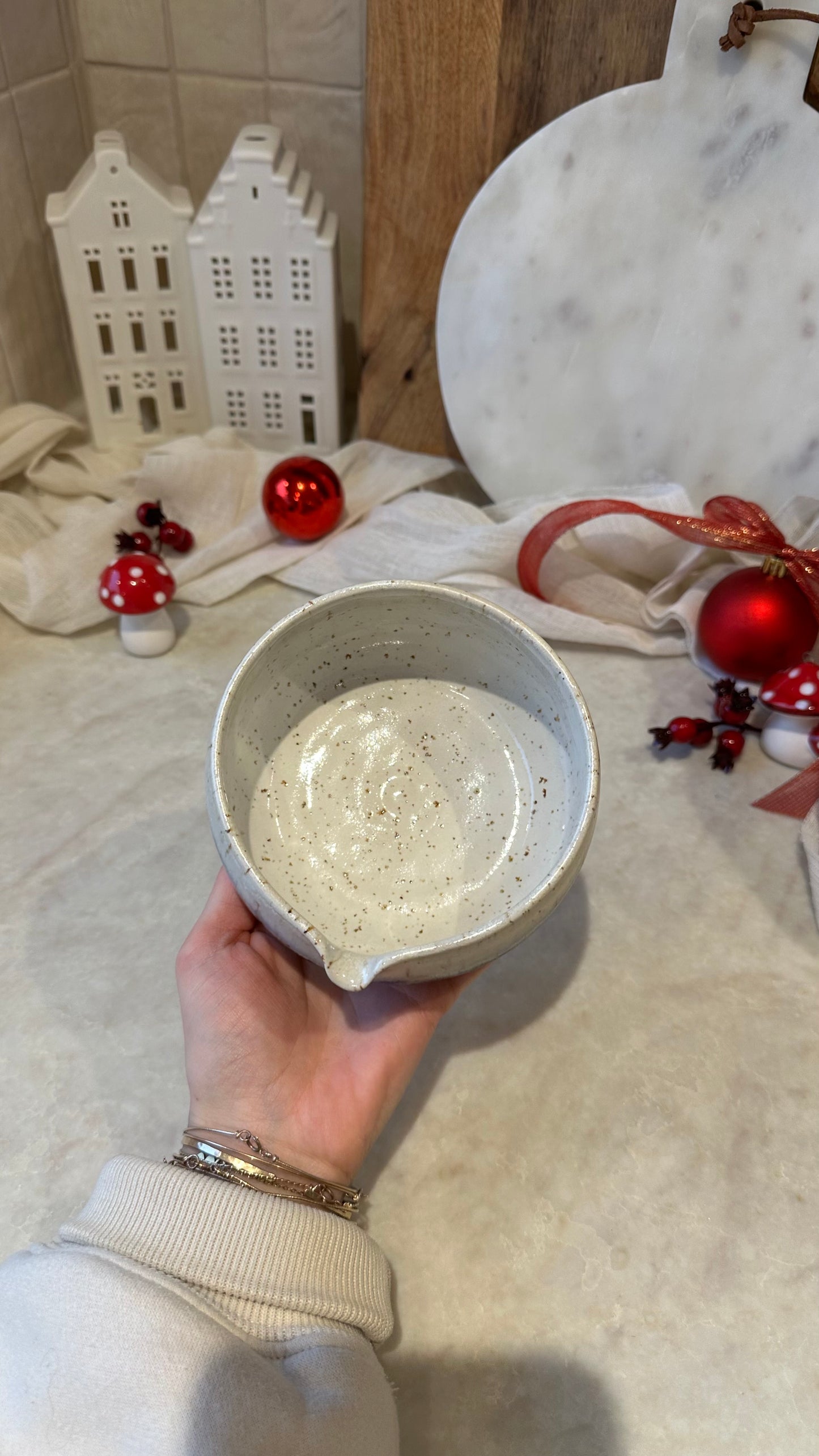 bol à matcha rond myrtille