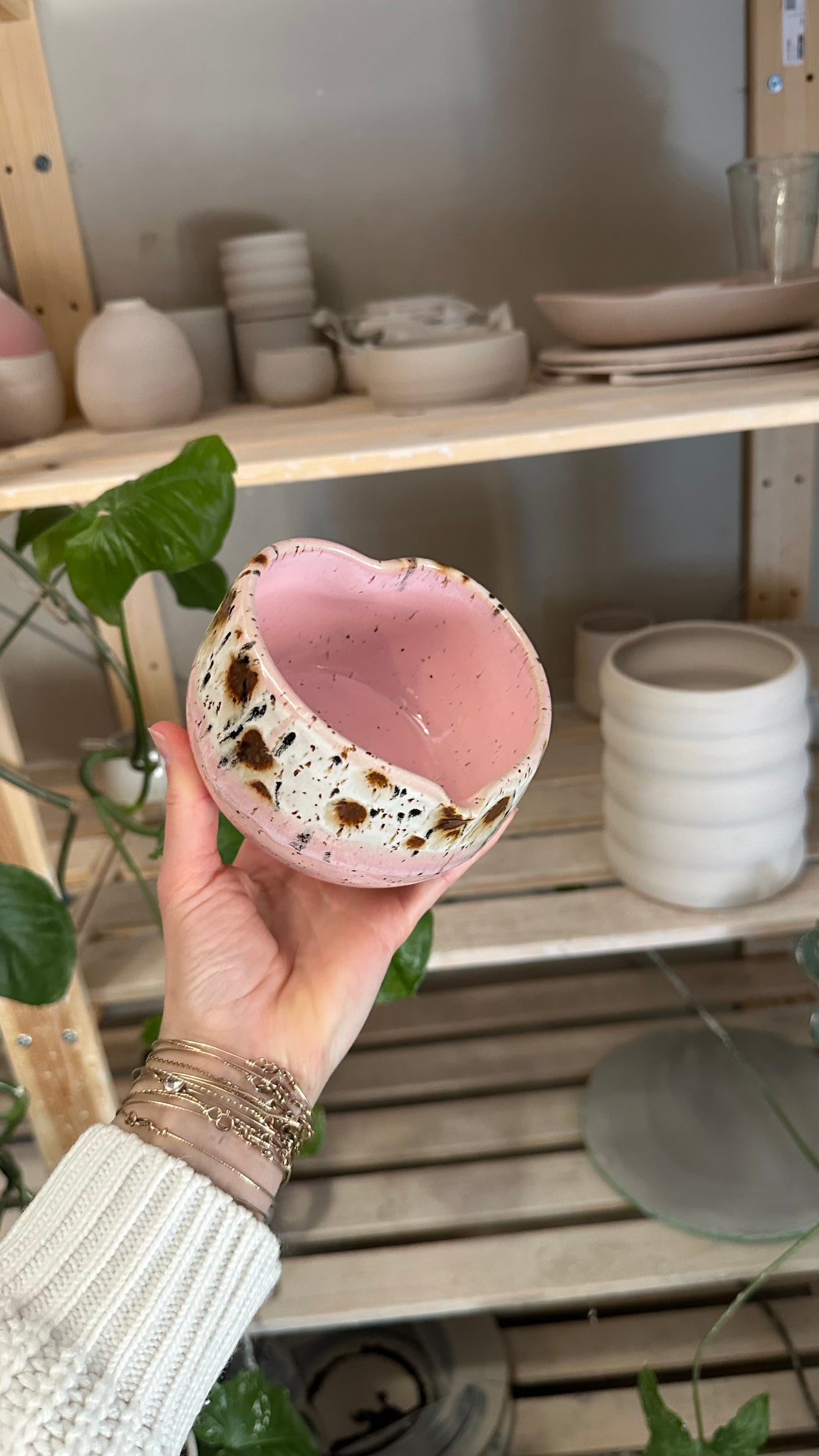 Bol à matcha léo rose