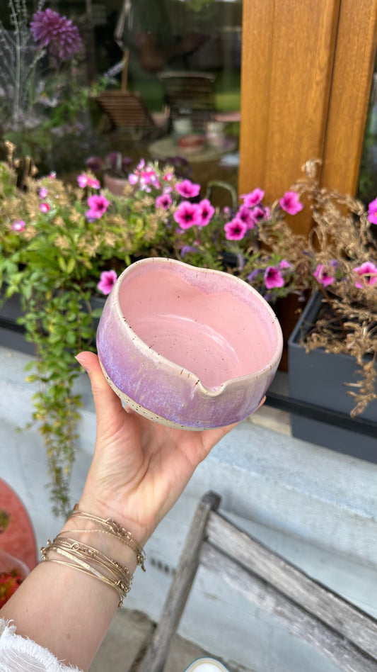 Bol à matcha lilas