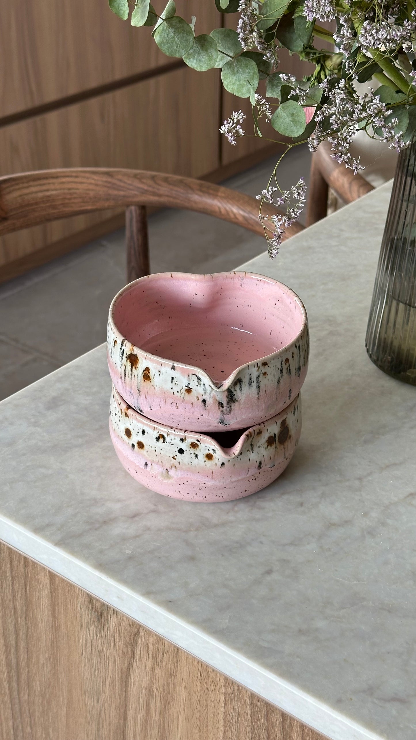 Bol à matcha léo rose