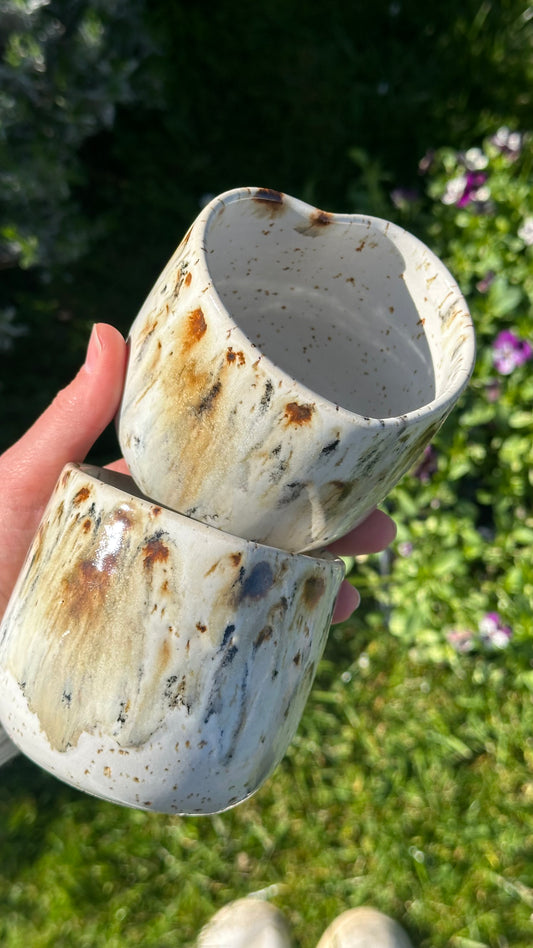 Mug coeur léo blanc