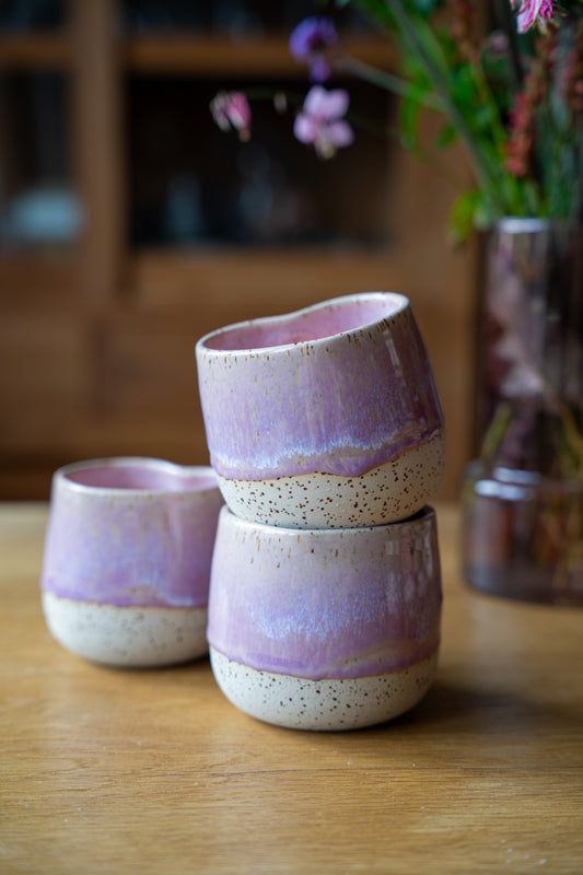 Mug coeur lilas