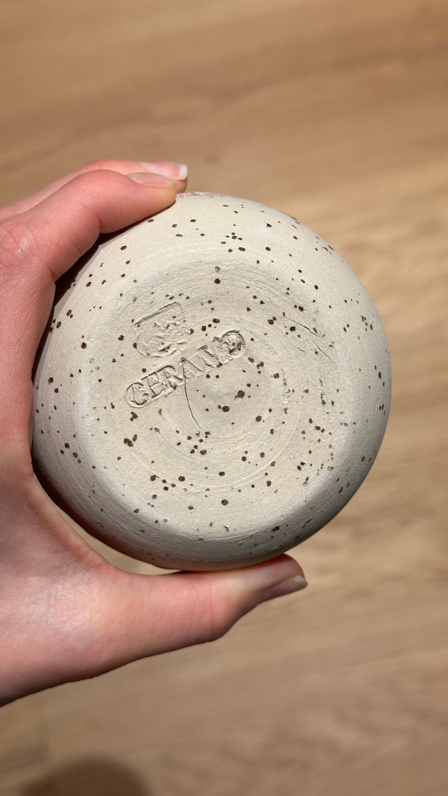 Mug marshmallow avec petit défaut