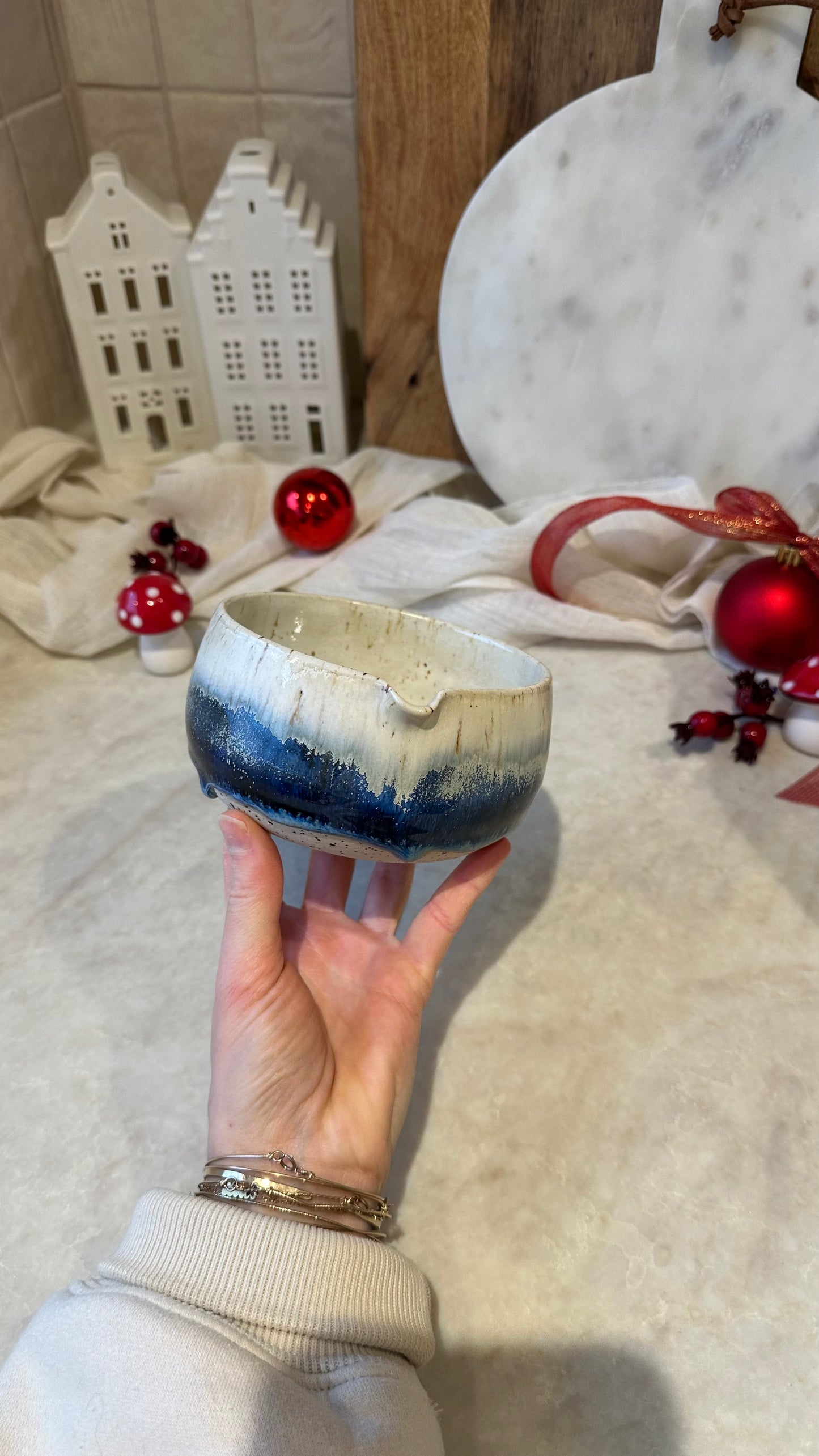 bol à matcha rond myrtille